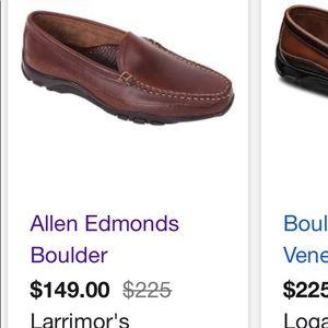 Allen Edmonds Boulder Shoes. Men’s 7.5